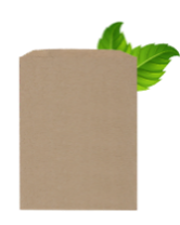 Flat Paper Bag Kraft Size 3 - 200mm x 260mm (1000 Per Pack)