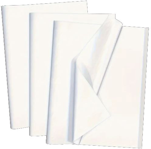 TISSUE PAPER SHEETS - WHITE (10 sheets per pack)