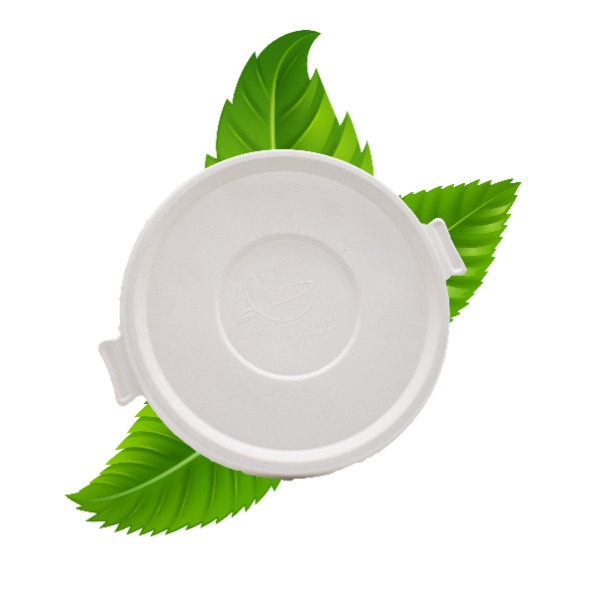 Bagasse Multi-fit Lid - Fits BSB24/BSB32/BSB40 (Pack of 125)