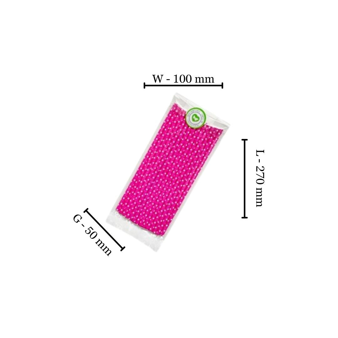 Compostable PLA Bags - 1250ml L270xW100xG50 (Pack of 100)