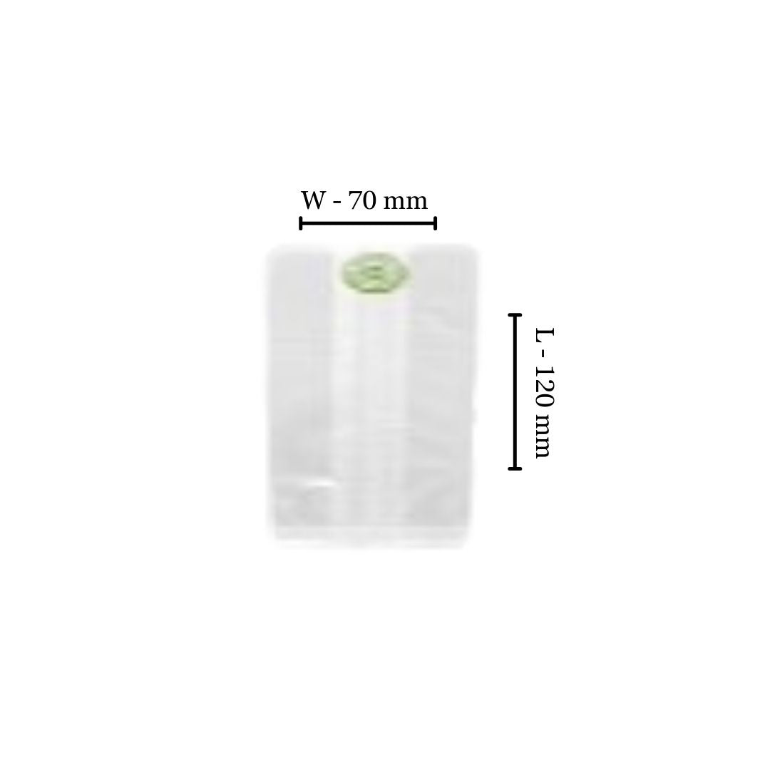 Compostable PLA Bags -100ml L120xW70 (Pack of 100)