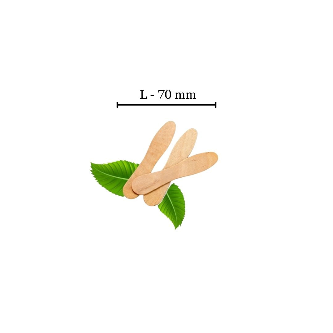 ICE CREAM PADDLE(WEDGE) 100 Per Pack
