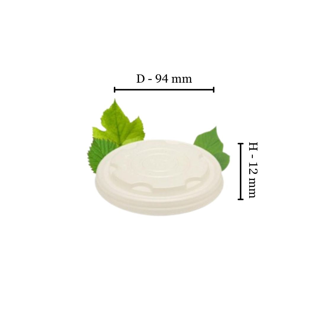 Enviro Bowl CPLA Lid Fits 150ml & 250ml Bowl (Pack of 50)