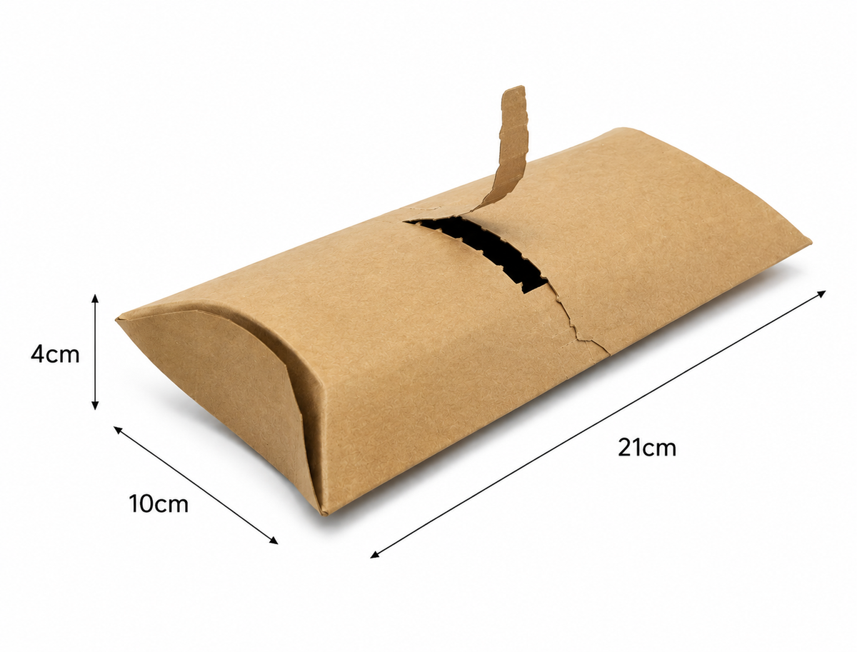 Natural Kraft Wrap Box Long (50 Per Pack)