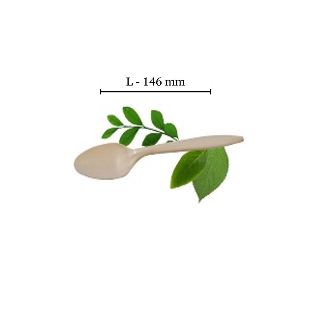 Cornstarch Spoon L146mm (Pack of 100)