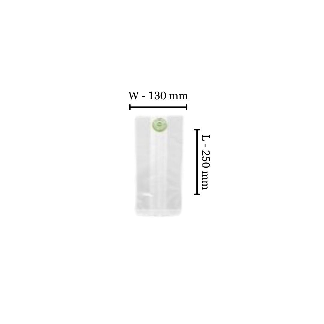 Compostable PLA Bags -600ml L200xW130 (Pack of 100)