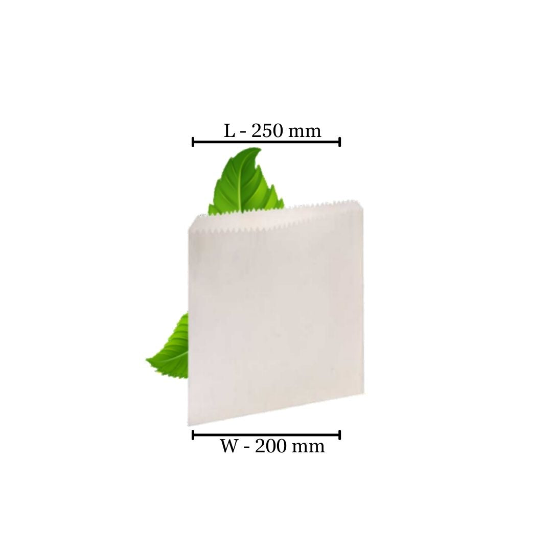 Greaseproof Bag 2- L200 x W175mm (Pack of 1000)