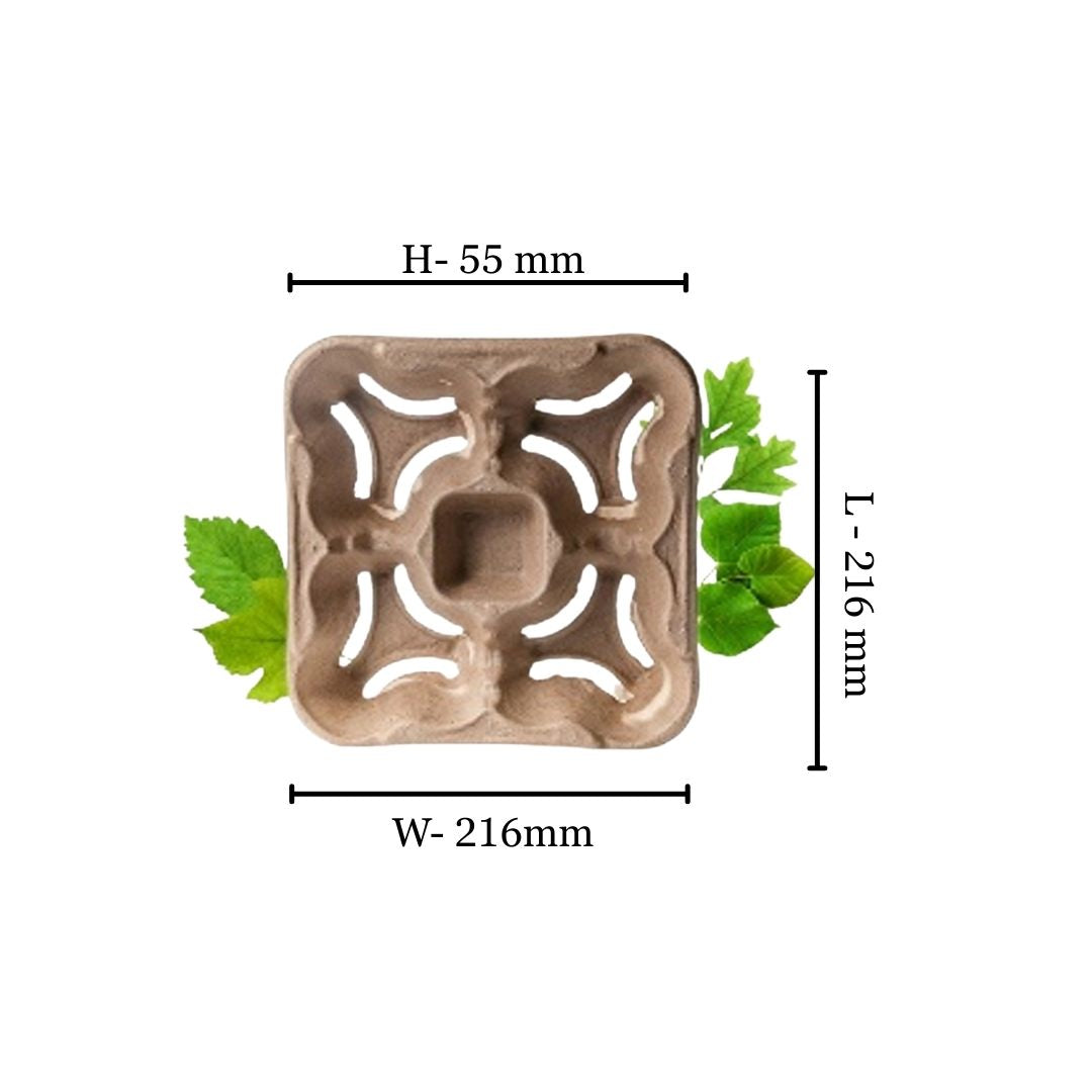 4 Compartment Cup Holder (Pack of 75)