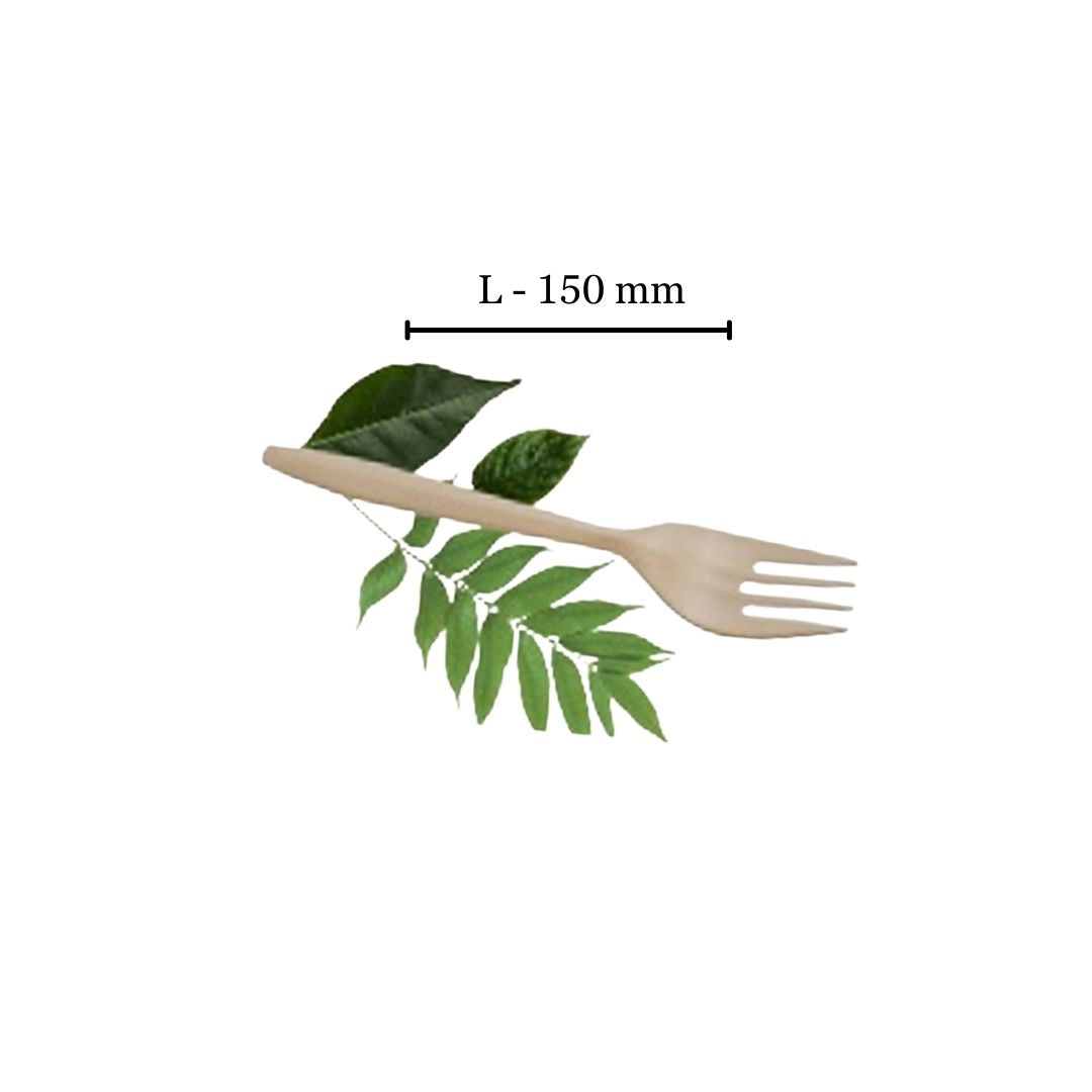 Cornstarch Fork L150mm (Pack of 100)