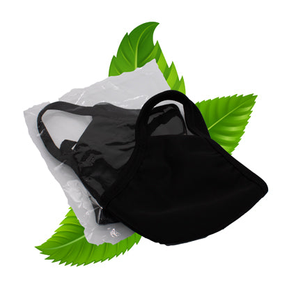 Black fabric face masks - High Quality , reuseable with ear loops