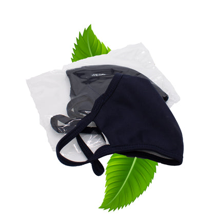 Navy fabric face masks - High Quality , reuseable with ear loops