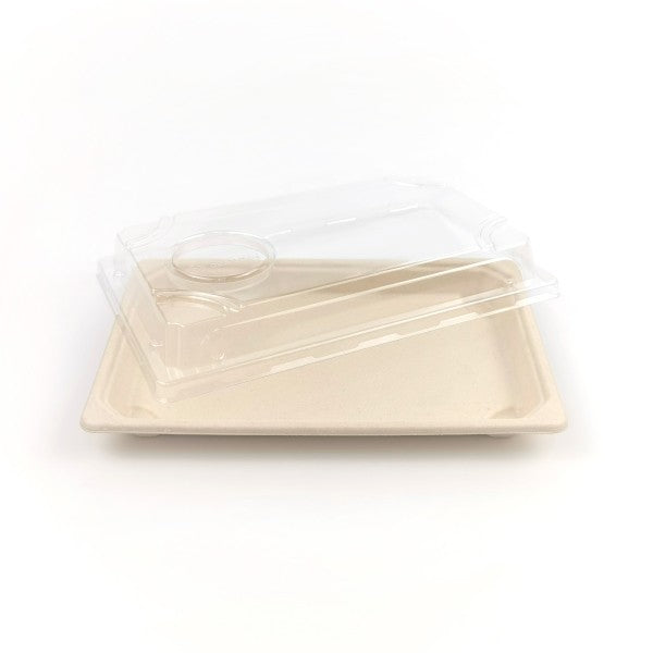Bagasse Large Sushi Tray 217 x 136mm (Pack of 100)