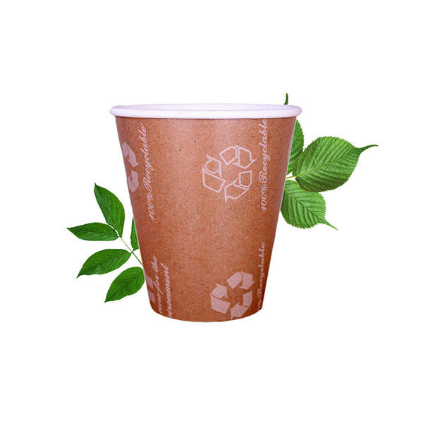 350ml Triple Wall Recyclable Kraft Cup  (25 Per Pack)