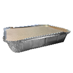 Foil Tray W4016 - 296x247x45mm (2500ml) (Pack of 125)