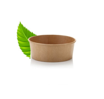 Recyclable Kraft Salad Bowl 1300ml (Pack of 50)