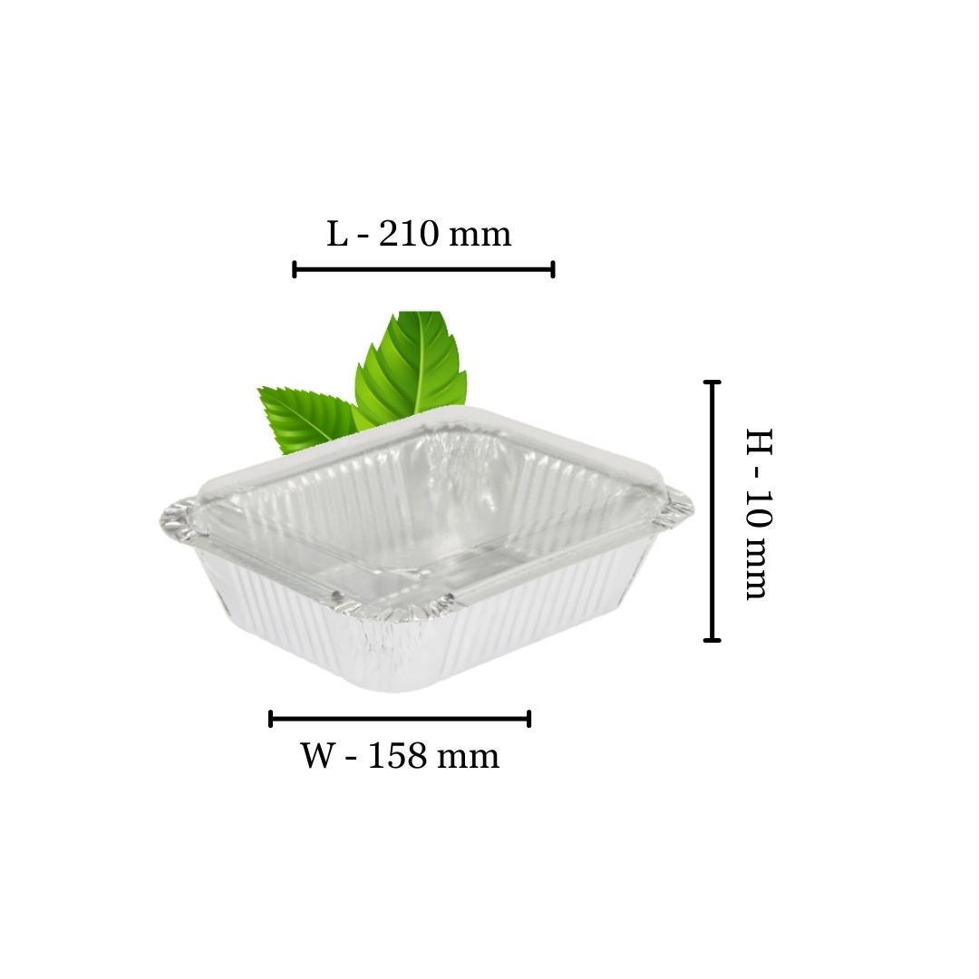 Clear PET lid for W4173 - Recyclable (Pack of 125)