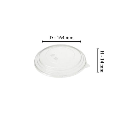 PET Lid for Bagasse Bowl - Fits BDG0107 (Pack of 200)