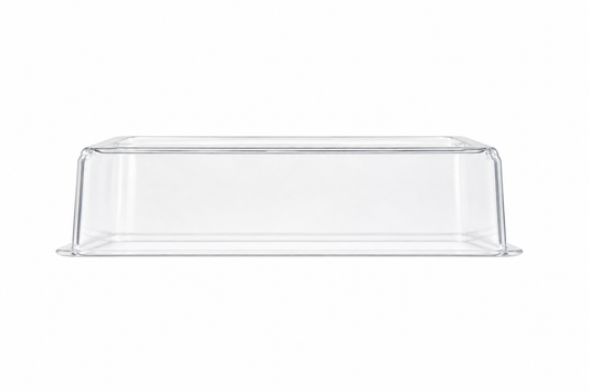 50mm (high) PET Lid for Sushi Tray - Fits BDG0355-B (Pack of 100)