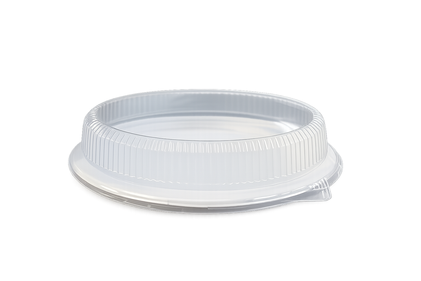 PET Lid for Bagasse 26cm Round Plate (Pack of 50)