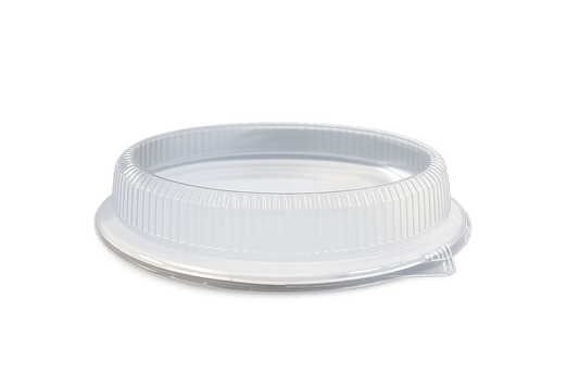 PET Lid for Bagasse 26cm Round Plate (Pack of 50)