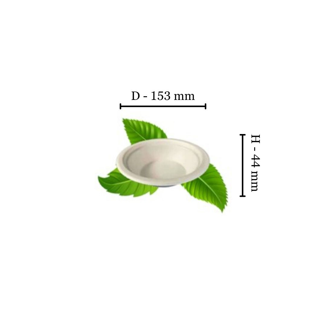 Bagasse 350ml Bowl (Pack of 50)