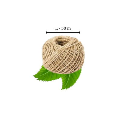 Natural Twine - Thin 50g (Medium Roll) - 50metres
