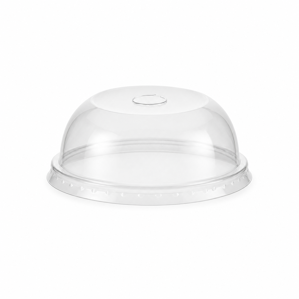PET DOME LID UNBRANDED (PS), 50 PER PACK