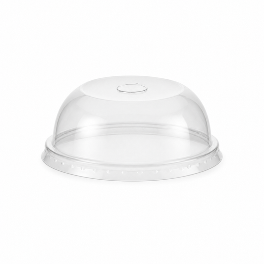 PET DOME LID UNBRANDED (PS), 50 PER PACK