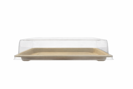 50mm (high) PET Lid for Sushi Tray - Fits BDG0359 (Pack of 100)
