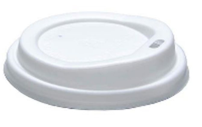 350ml/500ml White Sip Lid (PS) (Pack of 50)