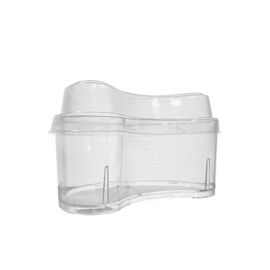 Reuseable Half Moon Dessert Cup & Lid 89x40mm - 135ml - Pack of 10