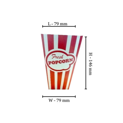 POPCORN BOX SMALL (100 UNITS PER PACK)