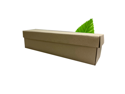 Self Locking Kraft Wine bottle box - 405x102x100mm - (Pack of 10)