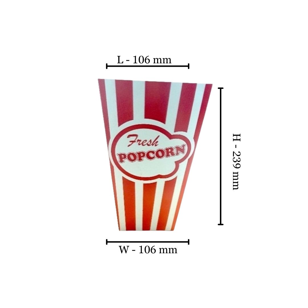 POPCORN BOX LARGE (100 PER PACK)