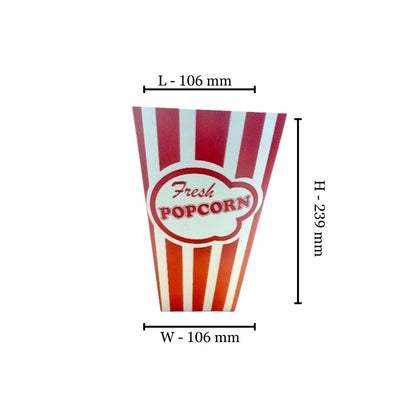 POPCORN BOX LARGE (100 PER PACK)