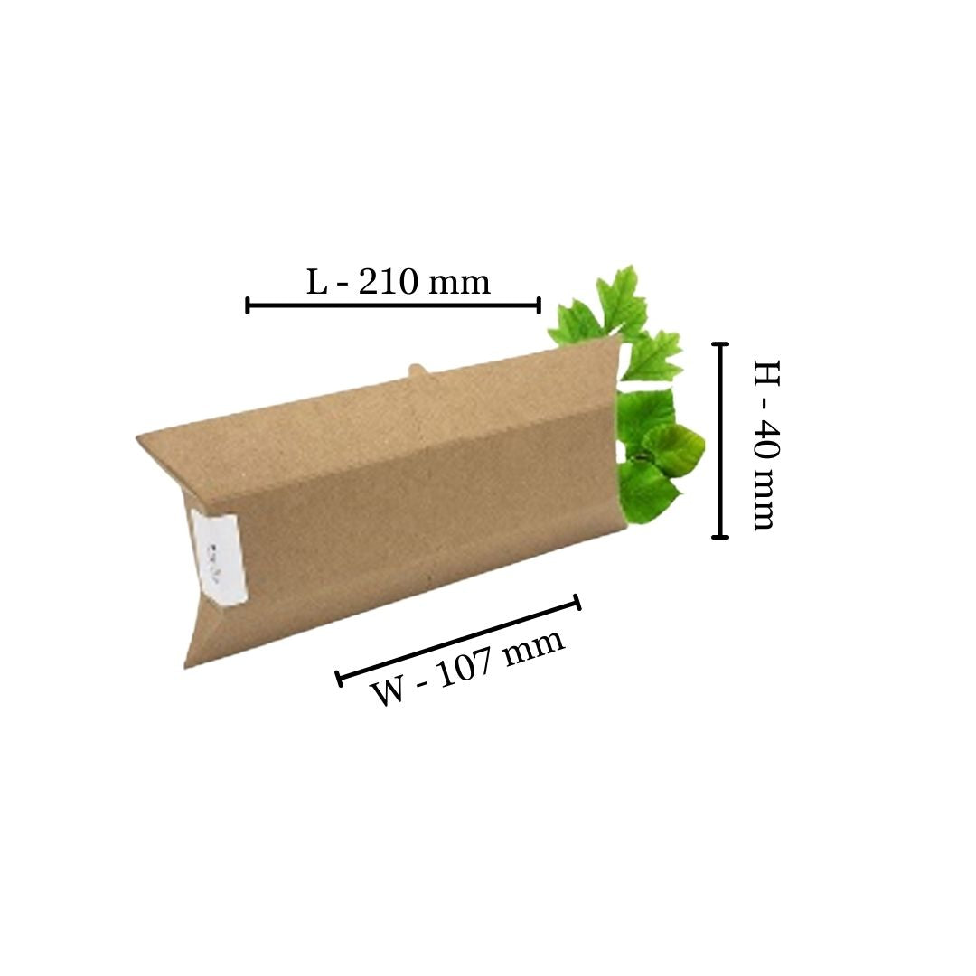 Natural Kraft Wrap Box Long (50 Per Pack)