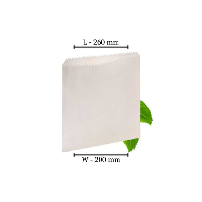 Greaseproof bag 3 - L260 x W200mm (Pack of 1000)