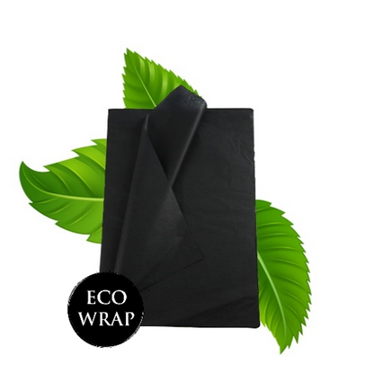 TISSUE PAPER SHEETS - BLACK (10 sheets per pack)