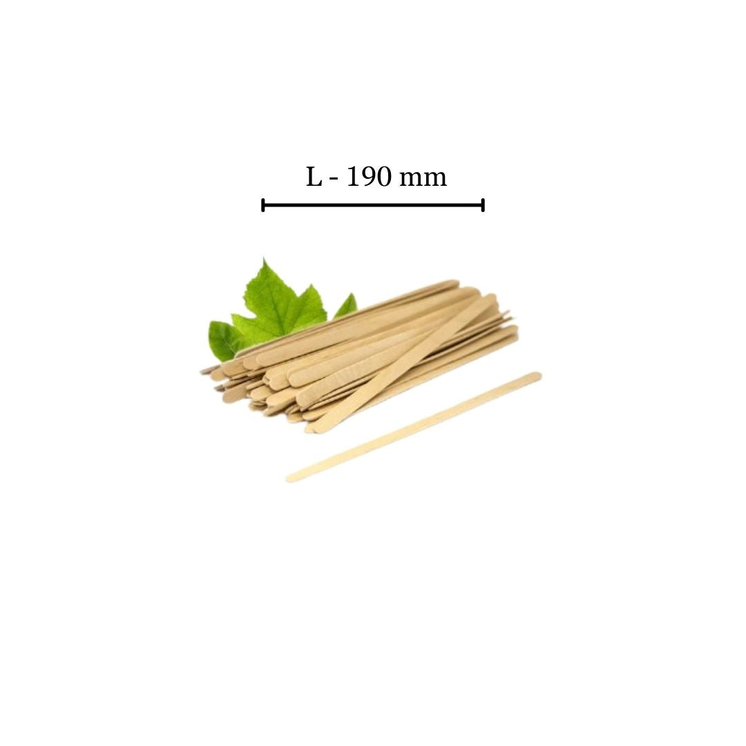 Wooden Stirring Stick 190mm (1000 Per Pack)