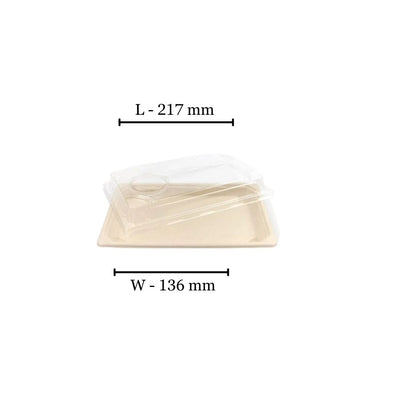 PET Lid for Sushi Tray - Fits BDG0359 (Pack of 100)