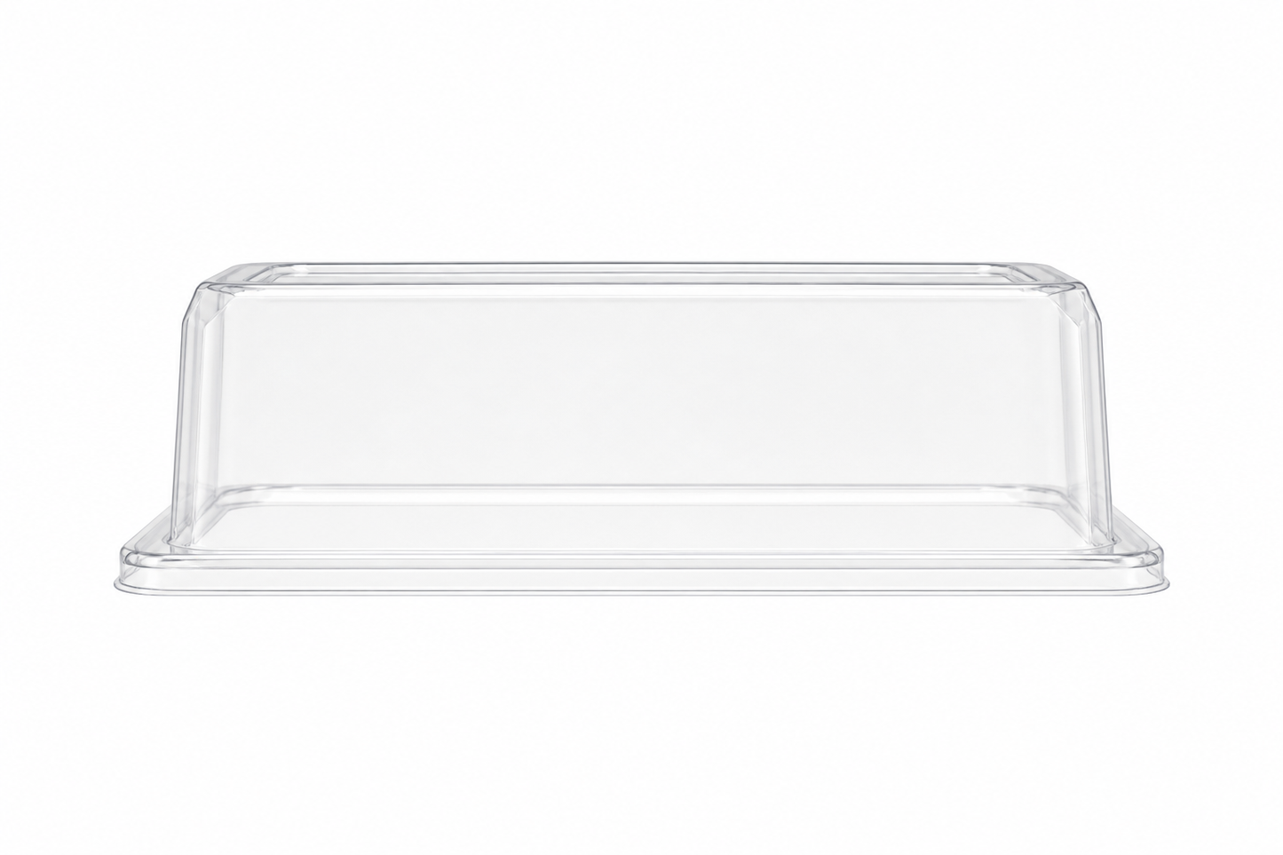 50mm (high) PET Lid for Sushi Tray - Fits BDG0353 (Pack of 100)