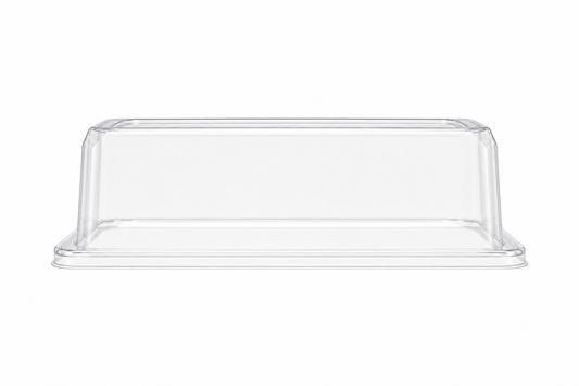 50mm (high) PET Lid for Sushi Tray - Fits BDG0353 (Pack of 100)