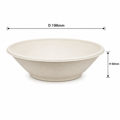 Bagasse 1000ml Salad Bowl (Pack of 125)