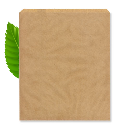 Flat Paper Bag  Kraft Size 1 - 140x180mm (Pack of 1000)