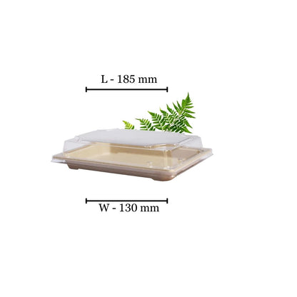 PET Lid for Sushi Tray - Fits BDG0357 (Pack of 100)