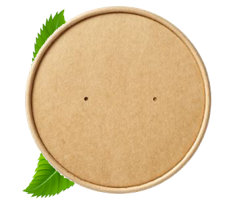 Kraft Tub Paper Lid - Fits 1000ml Tub (Pack of 50 or Box of 500)