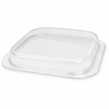 Clear PET lid for W4173 - Recyclable (Pack of 125)