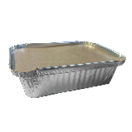 Foil Tray W4153 - 210x158x38mm (890ml) (Pack of 125) - Heavy Duty