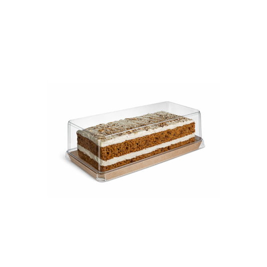 235x125x60mm shallow loaf Base & PET Lid (Pack of 10)