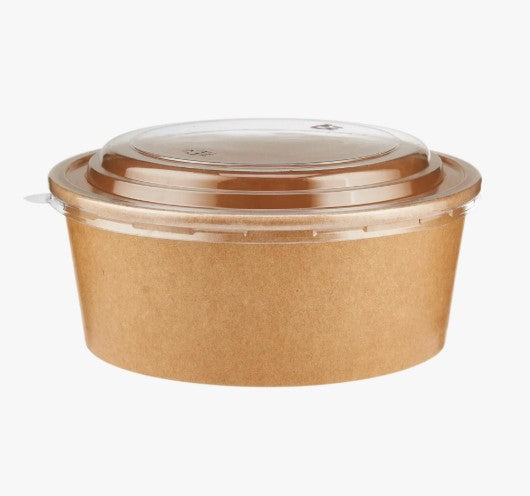 Recyclable Kraft Salad Bowl 1300ml (Pack of 50)